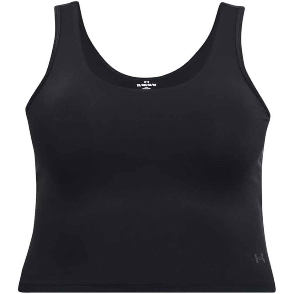 Under Armour Women's Motion Tank Top Black Sz Large NEW Buttery Soft UA Tank - Picture 4 of 6